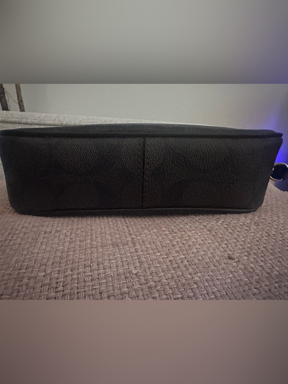 NWOT Coach Signature Brown Black Large Wristlet Clutch Gold Hardware - Picture 5 of 10